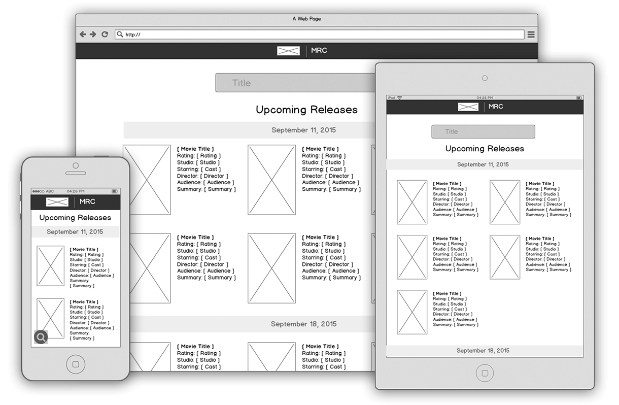 Movie Release Calendar in the printed PDF form that inspired this digital product.